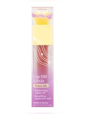 The Crème Shop NIB Tinted Jelly Lip Oil Elixir - 0.164 Oz/ 4.8g